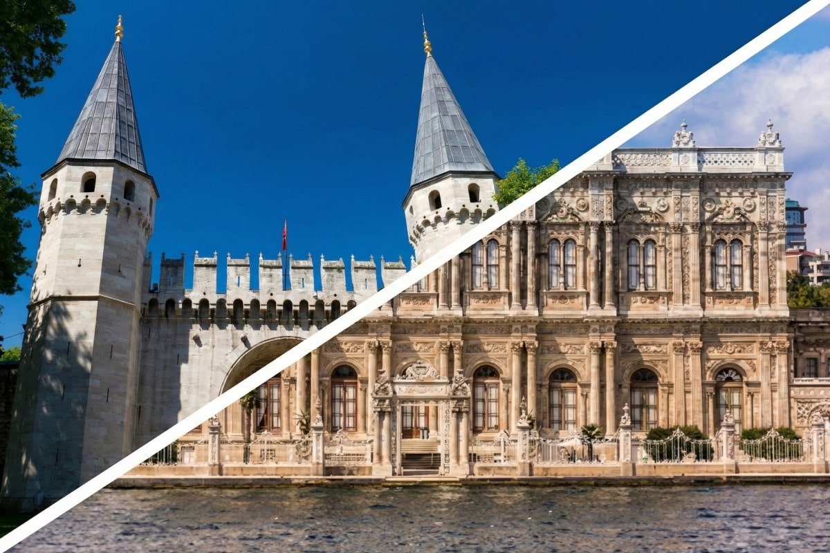 Dolmabahce Palace and Topkapi Palace