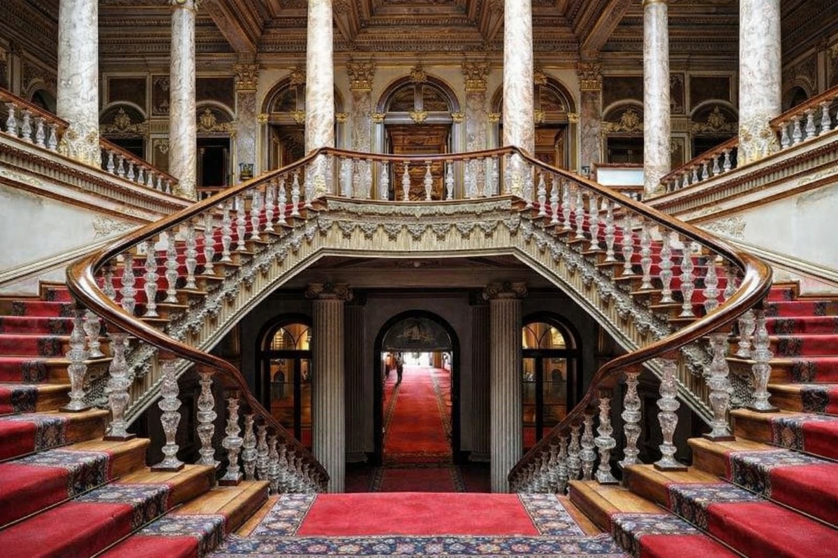 Dolmabahçe Sarayı Kristal Merdivenleri